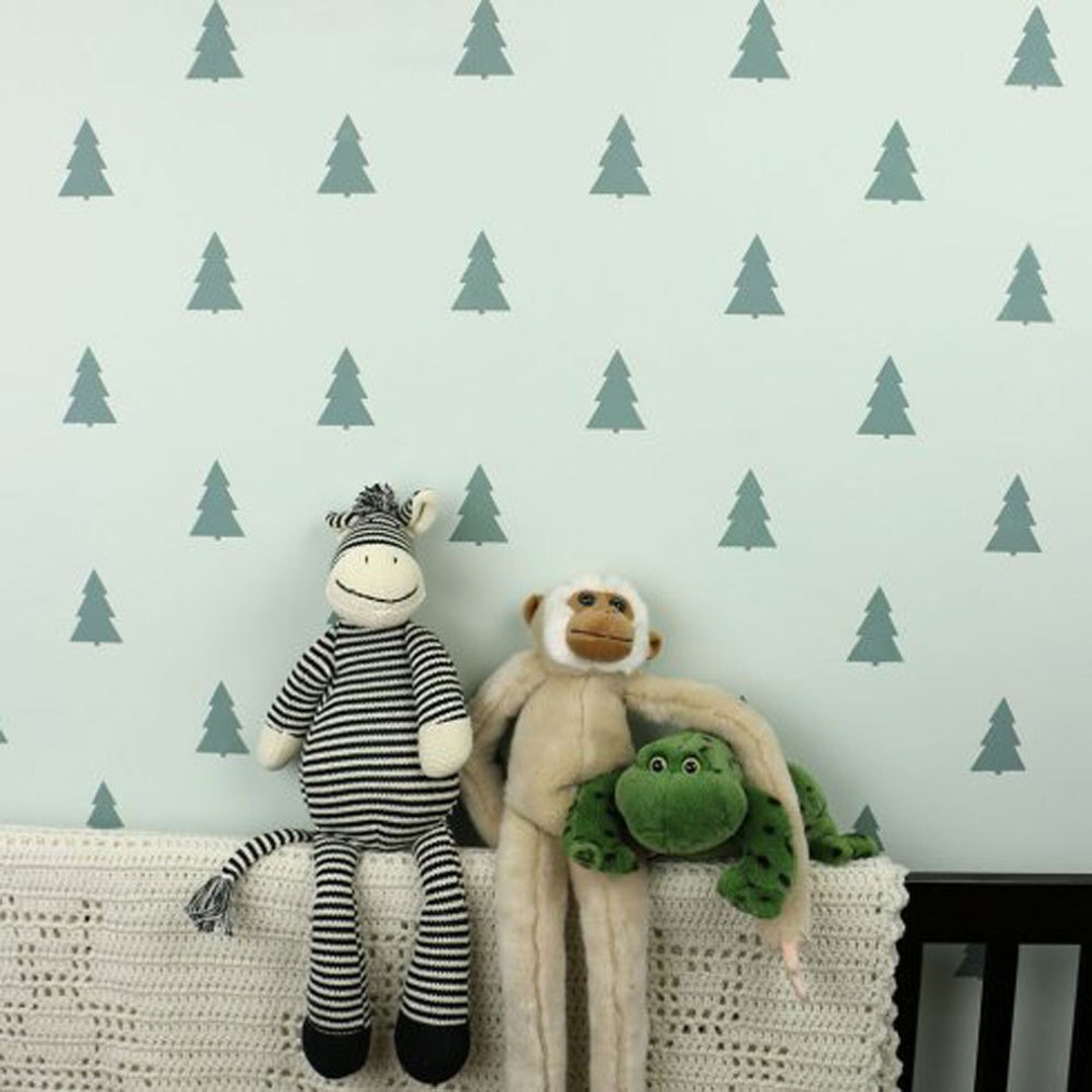 Fir Trees Allover Stencil - Reusable Stencils for DIY Wall Decor ...