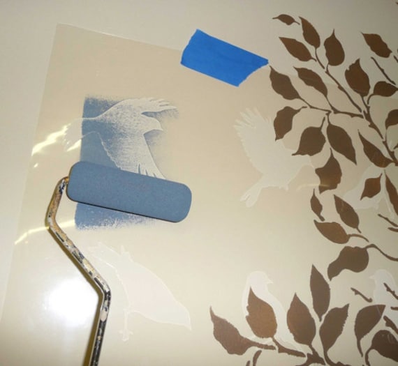 Wellsay 12 Pcs Large Flower Border Stencils For Painting, Reusable...