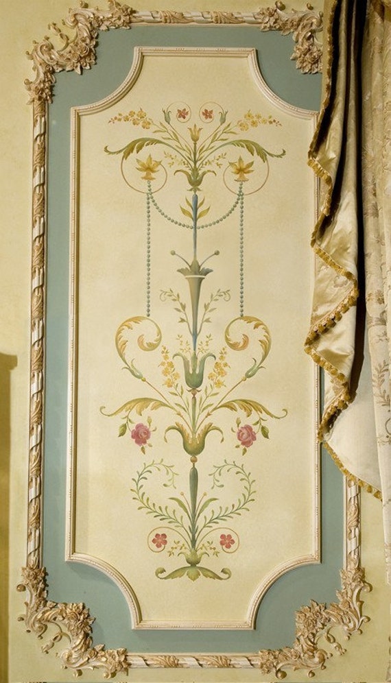 Wall Stencil Marie-antoinette Side Panel SM Classical Stencil With Amazing  Detail Elegant French Decor Stencils for Painting Walls 