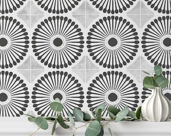 Daisy Tile Stencil - Geometric Tile Stencil for Painting Tiles - Reusable Tile Stencils for Home Makeover - Easy Tile DIY Home Décor