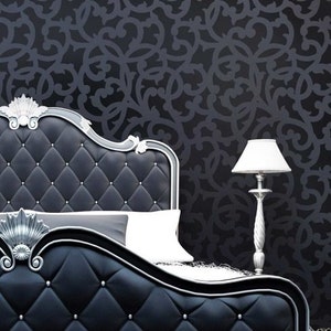 Venetian Scroll Allover Stencil - Large - Reusable stencils for DIY wall décor - Better than wallpaper!  By Cutting Edge Stencils