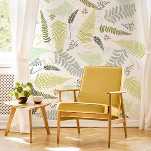 Ferns Wall Pattern Stencil Kit - Maximalist Botanical Wall Stencil - Nature Stencil - Quick and Easy Way to Transform A Room!