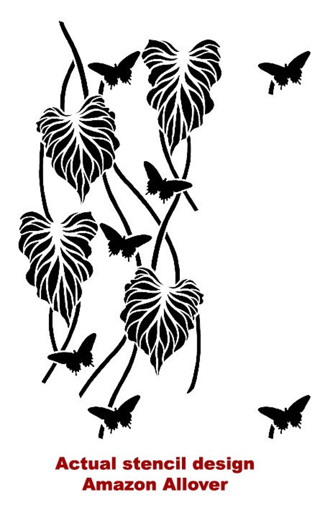 Large Stencil Amazon Wallpaper Stencils for DIY Home Decor Etsy