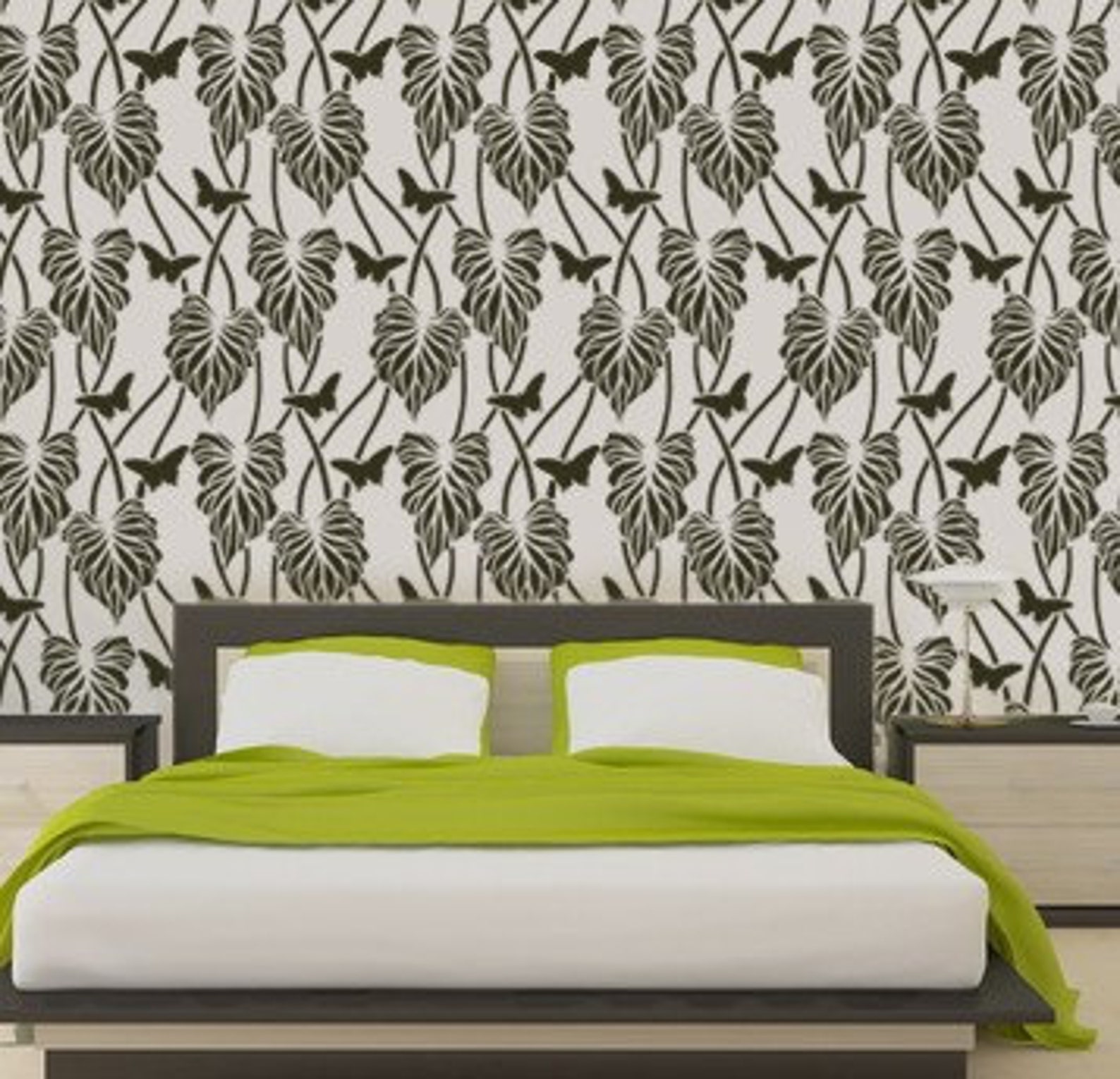 Large Stencil Amazon Wallpaper Stencils for DIY Home Decor Etsy