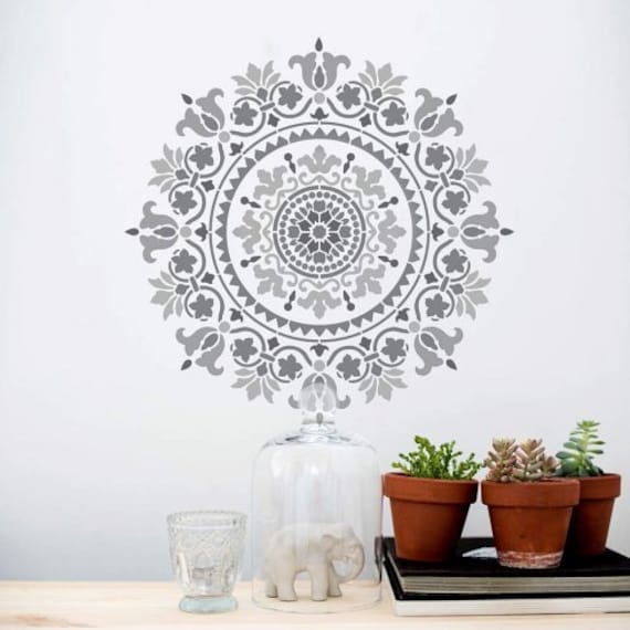 Mandala Stencil Gratitude Mandala Stencils for Affordable Room