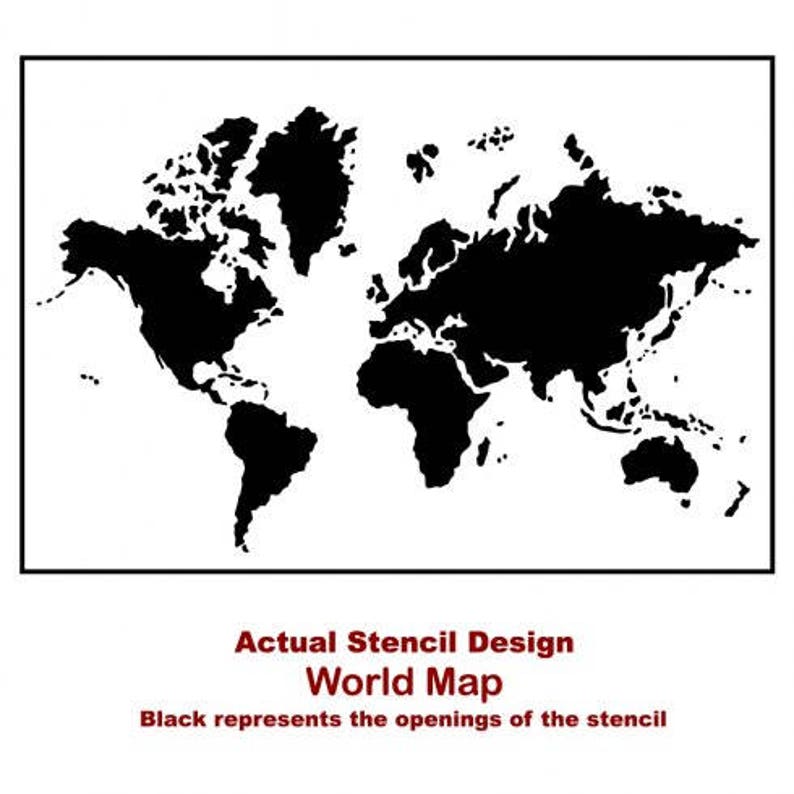 World Map Wall Art Stencil Reusable Stencils For DIY Craft Etsy world-map-wall-art-stencil-reusable-stencils-for-diy-craft-etsy