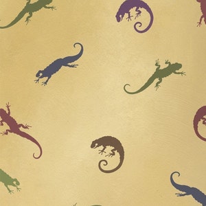 Reusable Stencils Little Salamanders 3 pc kit Kids room decor DIY image 1