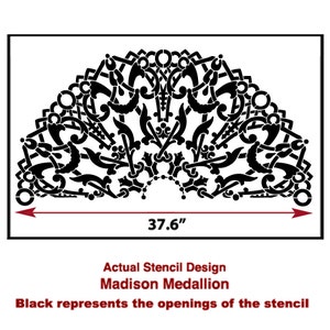 Madison Medallion Stencil - Better Than Wallpaper! - DIY Home Décor ...