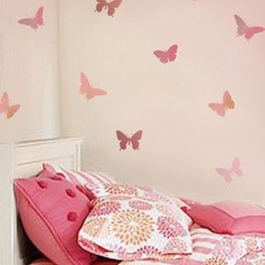 Butterfly Stencils 4pc kit Easy decor, Nursery, Kids Room, Crafts, Fabrics, Furniture stencils image 2