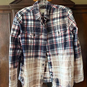 Upcycled Bleached Flannel