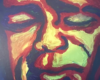 Godfather of Soul portrait of James Brown print of original artwork