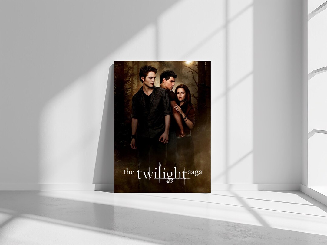 Twilight Movie Poster Stunning Digital Artwork for Fans of the Saga ...