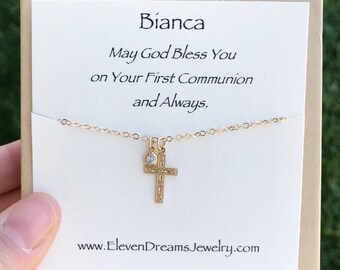 Personalized First Communion Necklace