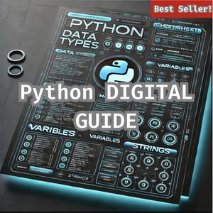 Python Cheat Sheet Beginner Coding Guide Digital Download for ...