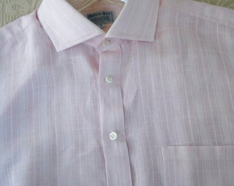Vintage Clothing Men's Dress Shirt Long Sleeve Large Hilditch & Key Jermyn Street London Shirt