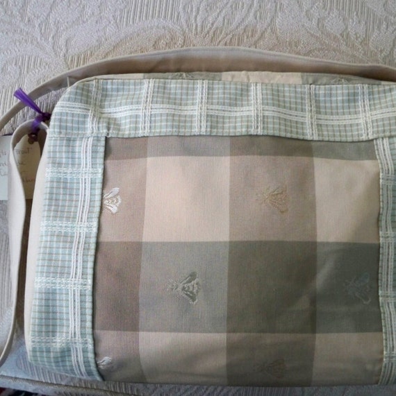 Vintage Bag Purse Hand Made Purse Soft Green NOS … - image 2