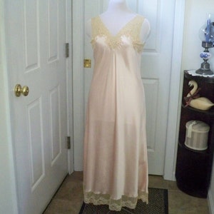 Vintage Lingerie Jones New York Long Peignoir Set Size S & M Nightgown ...