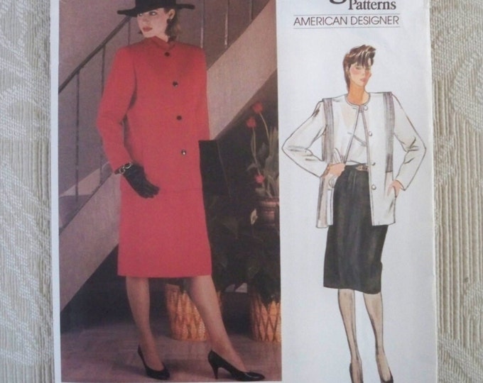 Vintage Sewing Pattern Vogue Pattern # 1388 Misses' Jacket and Skirt ...