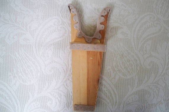 Vintage Shoe Accessory Wood Horse Head Bootjack - image 5