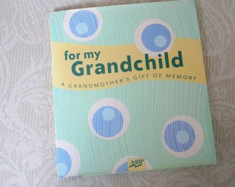 Vintage "for my Grandchild" Memory Grandmother Gift for my Grandchild