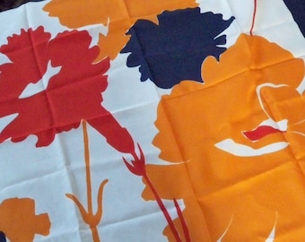 Vintage Accessory Women's Scarf Designer Jacqmar Modern Design Scarf Made in Italy