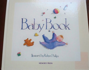 Vintage Family Baby Book "Baby Book" Illustrated