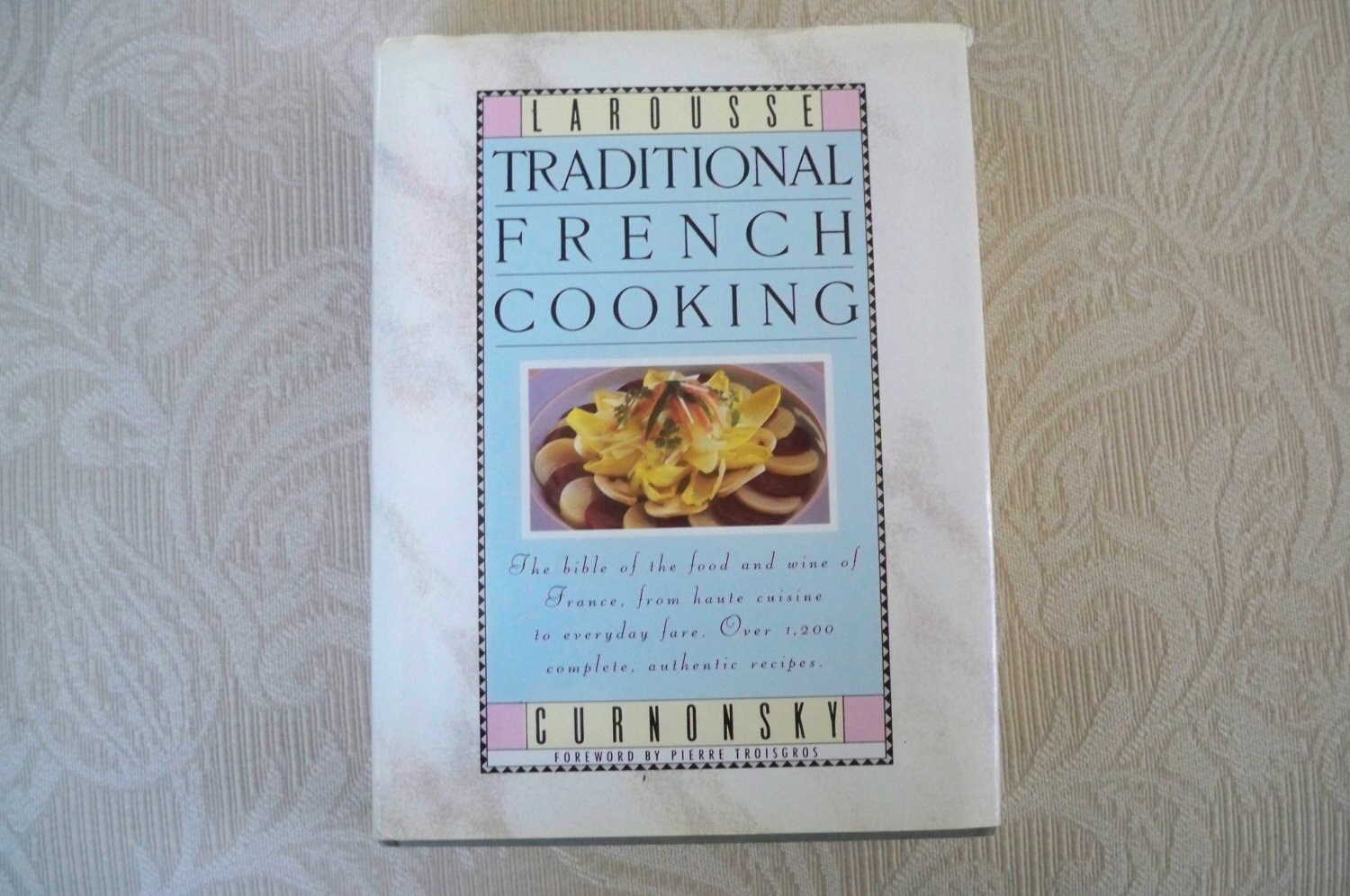 Vintage Book Cookbook traditional French Cooking Etsy