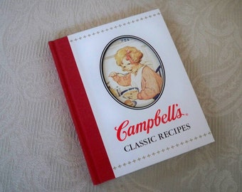 Vintage Cookbook " Campbell's Clasic Recipes"  Hardcover Skillet Casseroles Side Snack Recipes