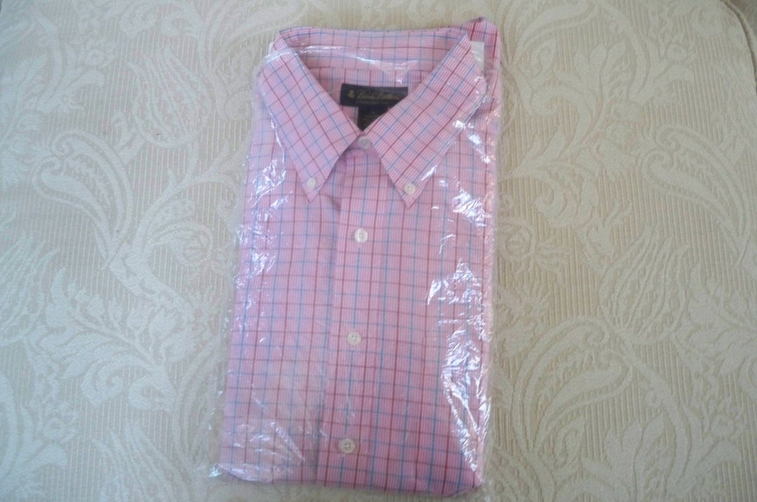 Vintage Men's Clothing Short Sleeve Shirt Brooks Brothers - Etsy