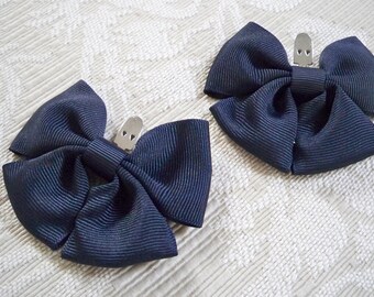 Jewellery Brooches Dark Blue Gold Navy Shoe Clip Bow Shoe Jewelry Clips Vintage Shoe Clips Golden Clips for Shoes Decorative Shoe Clips Shoe Clip Pair Pins & Clips Clothing & Shoe Clips Shoe Clips 