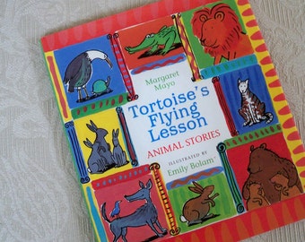 Vintage Animal Stories Children's Book "Tortoise's Flying Lesson"