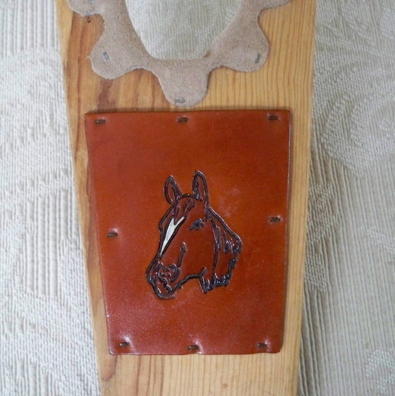 Vintage Shoe Accessory Wood Horse Head Bootjack - image 2
