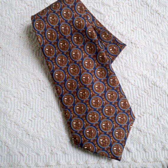 Vintage Accessory Necktie Harrods Silk Necktie Br… - image 4