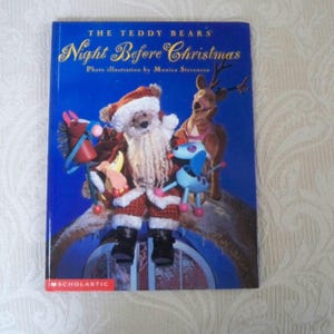 Vintage Children&#39;s Christmas Book &quot;The Teddy Bear&#39;s Night Before Christmas&quot; Illustrated 1999