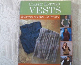 Knitting Patterns Classic Vests 16 Styles Men and Women Nancie Wiseman