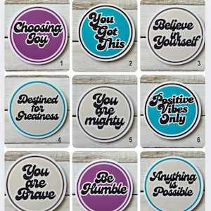 Inspirational Stickers, Laptop Decal, Journaling, Positive Stickers, Motivational, Water Bottle Stickers, Affirmation Stickers