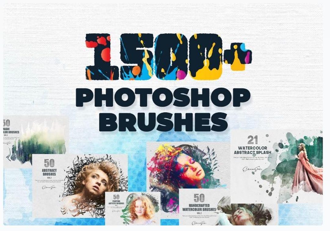 1500+ Photoshop Brushes Bundle - Etsy