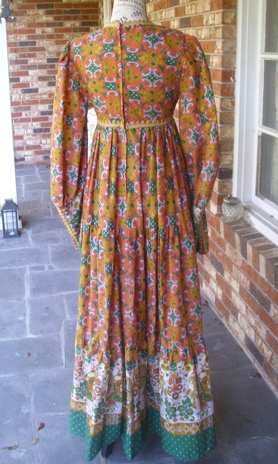 Gunne Sax Black Label Horseman Dress 1969 Rare Co… - image 8