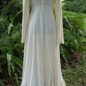 Gunne Sax Black Label Dress Ren Style in Cream With Tie Corset Size 11 ...