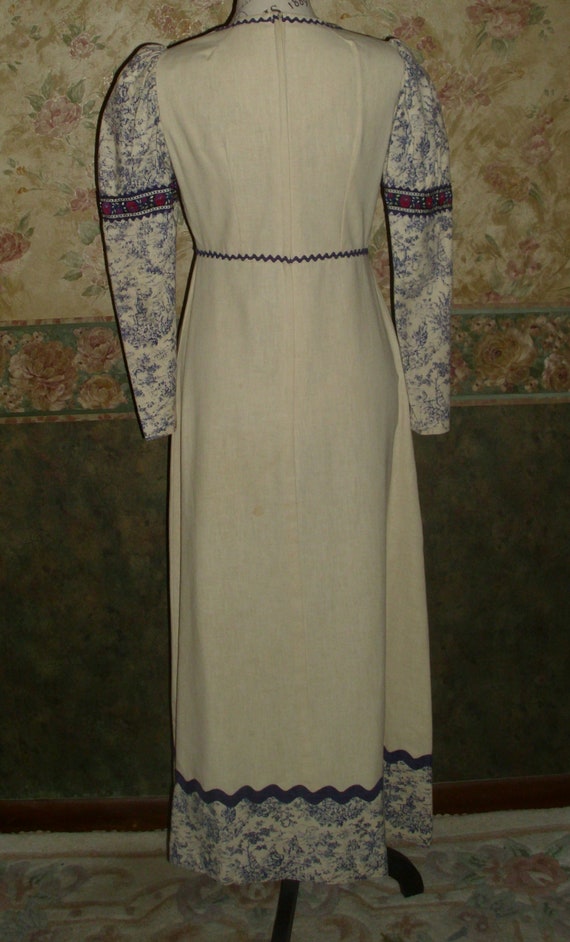 Gunne Sax Black Label Ren Style Toile Dress - image 5