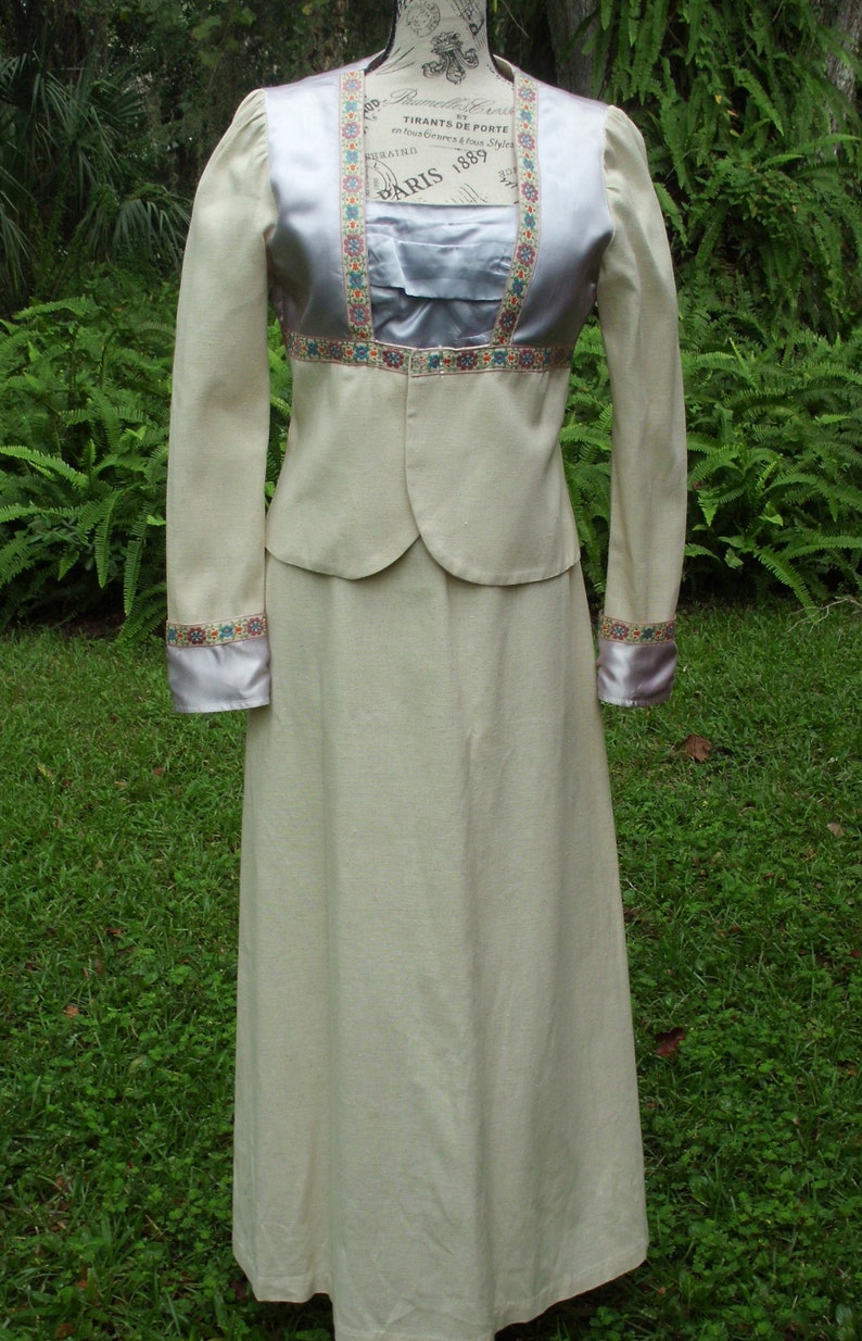 Black Label Gunne Sax Dress 'walking Suit" Size 13 - Etsy