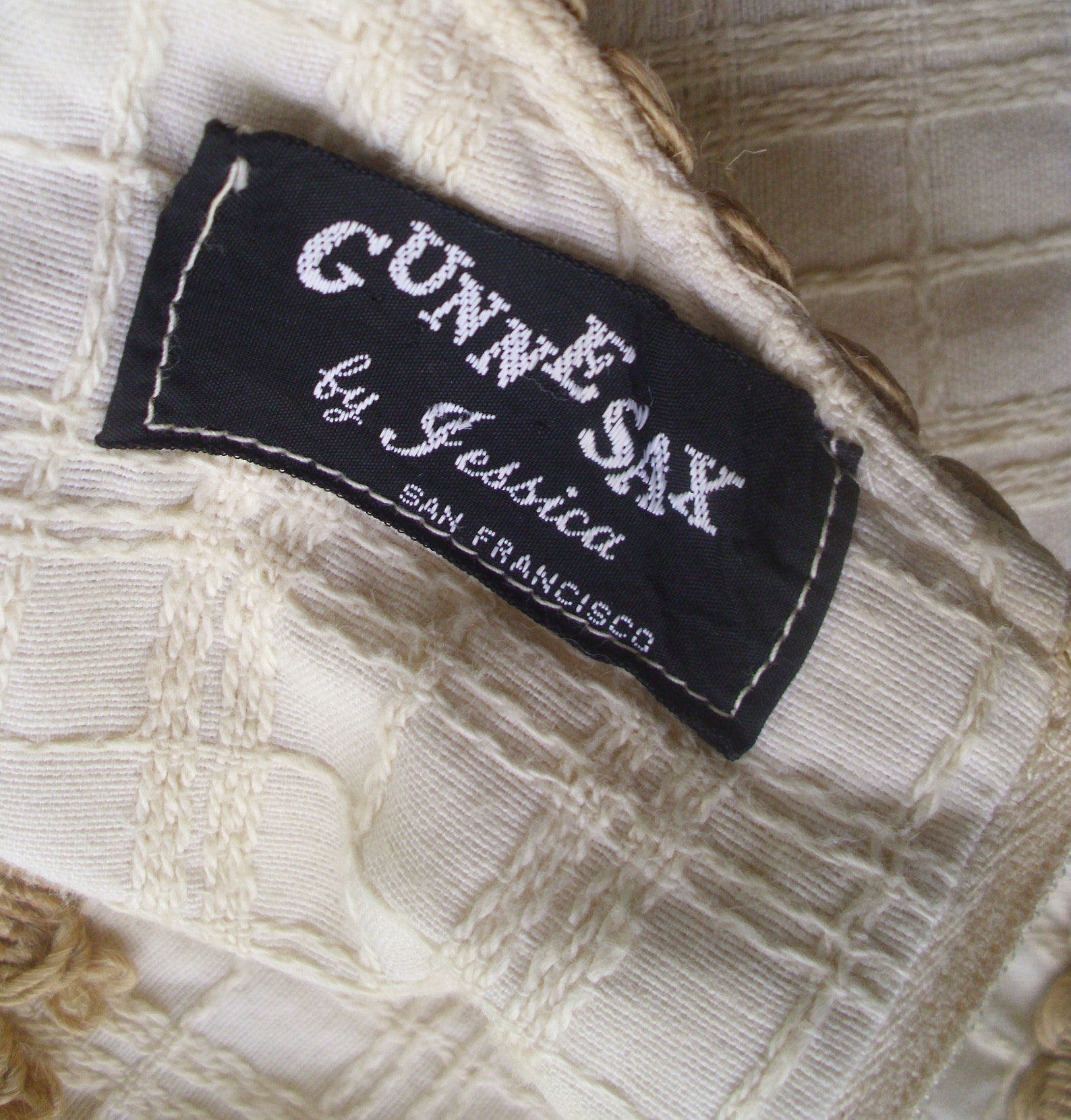 Gunne Sax Black Label Dress Ren Style in Cream Cotton - Etsy