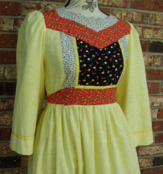 Gunne Sax Style Prairie/Boho Handmade Dress Vintag