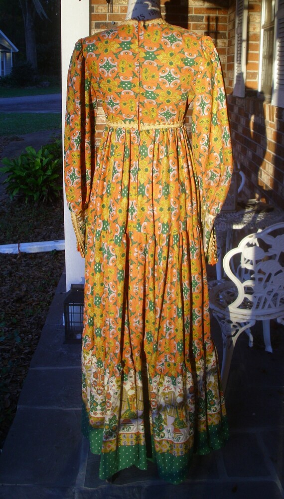 Gunne Sax Black Label Horseman Dress 1969 Rare Co… - image 6