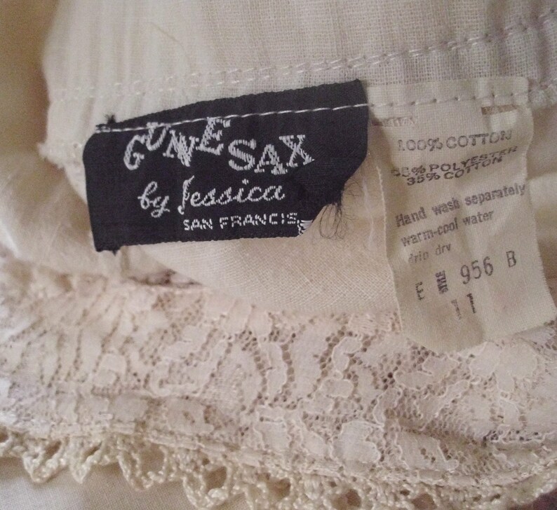 Black Label Cream and Lace Gunne Sax Dress Size 11 - Etsy