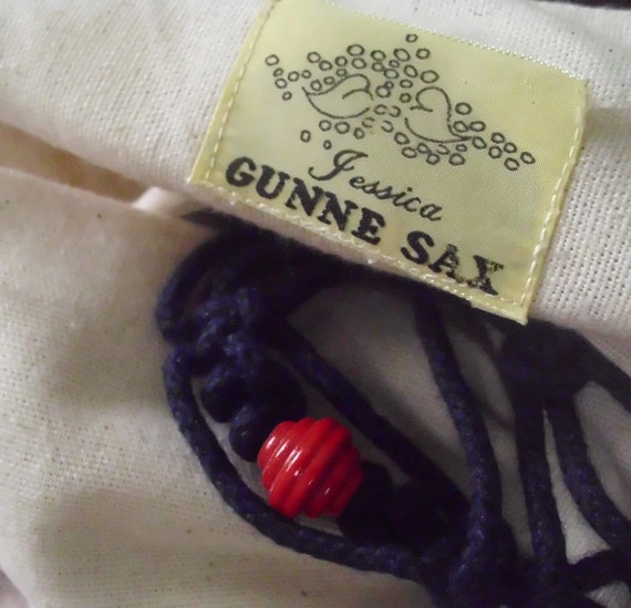 Gunne Sax White Label Dress Cream Cotton and Bead… - image 10
