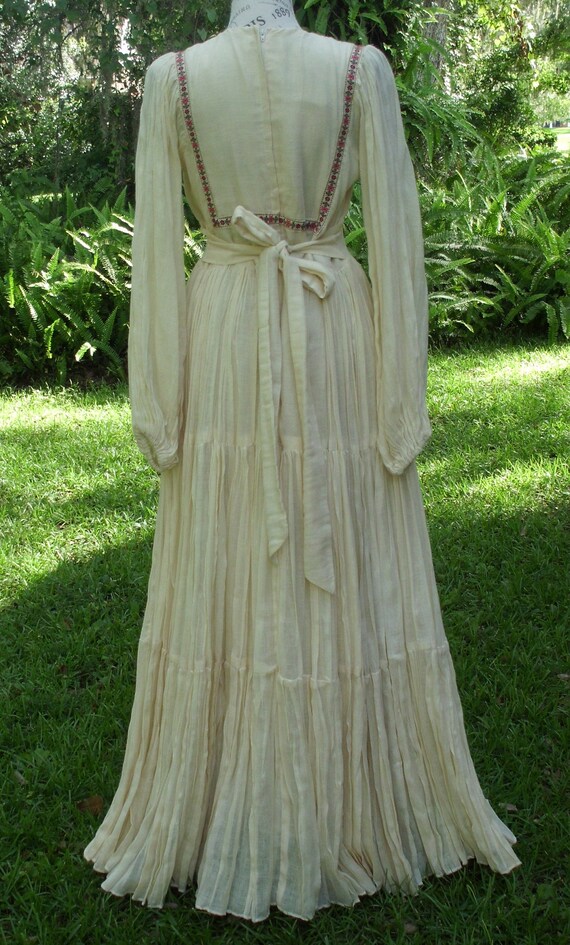 Gunne Sax Dress Ren Style in Yards of Gauze Size … - image 5