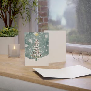 Wunderliche Weihnachtsgrußkarten, festliche Feiertagskarten für Freunde und Familie, perfekt für Weihnachten, Neujahr und Winterfeiern