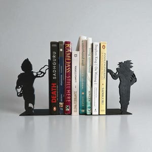 Epic Rivalry Bookends. Cute bookends for Anime Lovers.