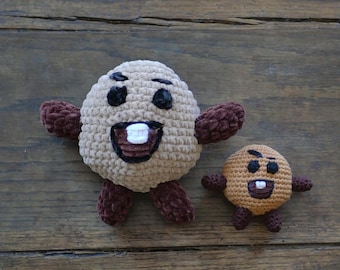 Shooky BT21 crocheted plush – Inspired by Suga of BTS